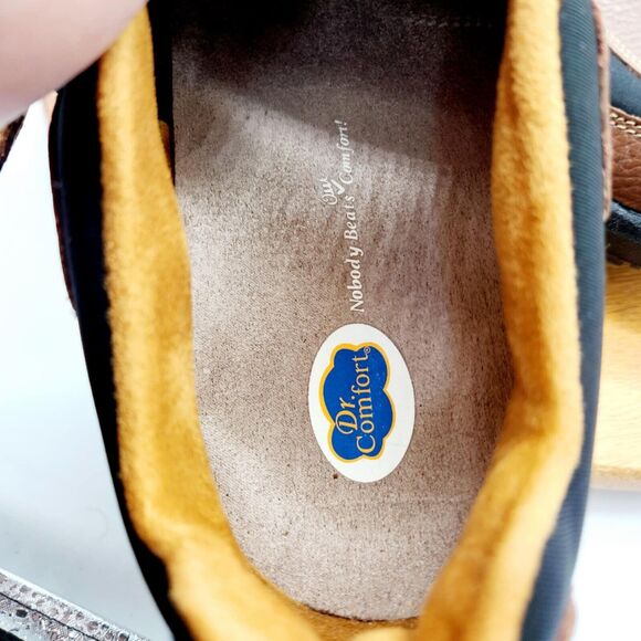 Dr Comfort Douglas Mens 10XW Diabetic Comfort Shoes Loafers Chestnut Brown #6620 - Picture 10 of 11